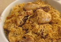 Pollo con Arroz Pilaf