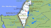 Mapa de Israel, superficie y población