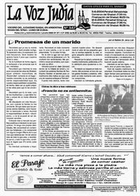 Nro 347 - Sivan del 5764 / Junio de 2004