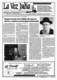 Nro 348 - Sivan del 5764 / Junio de 2004