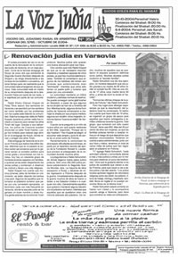 Nro 357 Jeshvan del 5765 / Octubre de 2004